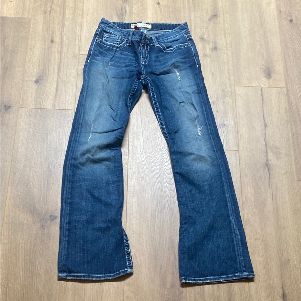 BKE Blue Boot Cut Jeans with Classic Denim Style